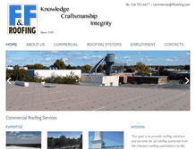 Tablet Screenshot of fandfroofing.com
